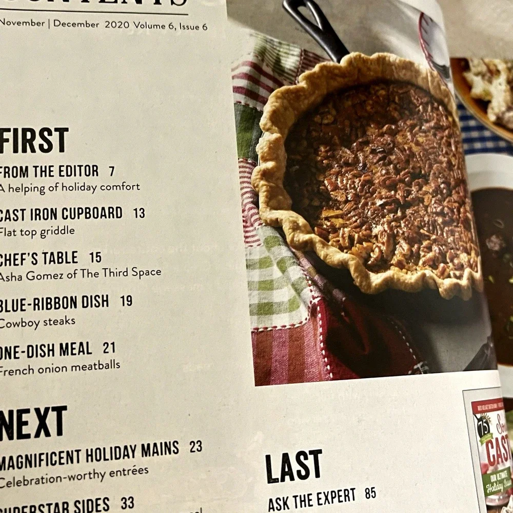 Southern Cast Iron Magazine November/December 2020‎ Southern Recipes + Cast Iron